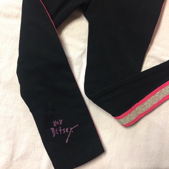 Betsey Johnson Girl’s XOX Sweater/Legging 2piece set,18m, grey/black/diff.pinks - Picture 5 of 11